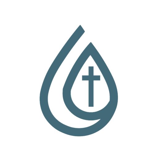 A cross is in the middle of an image.